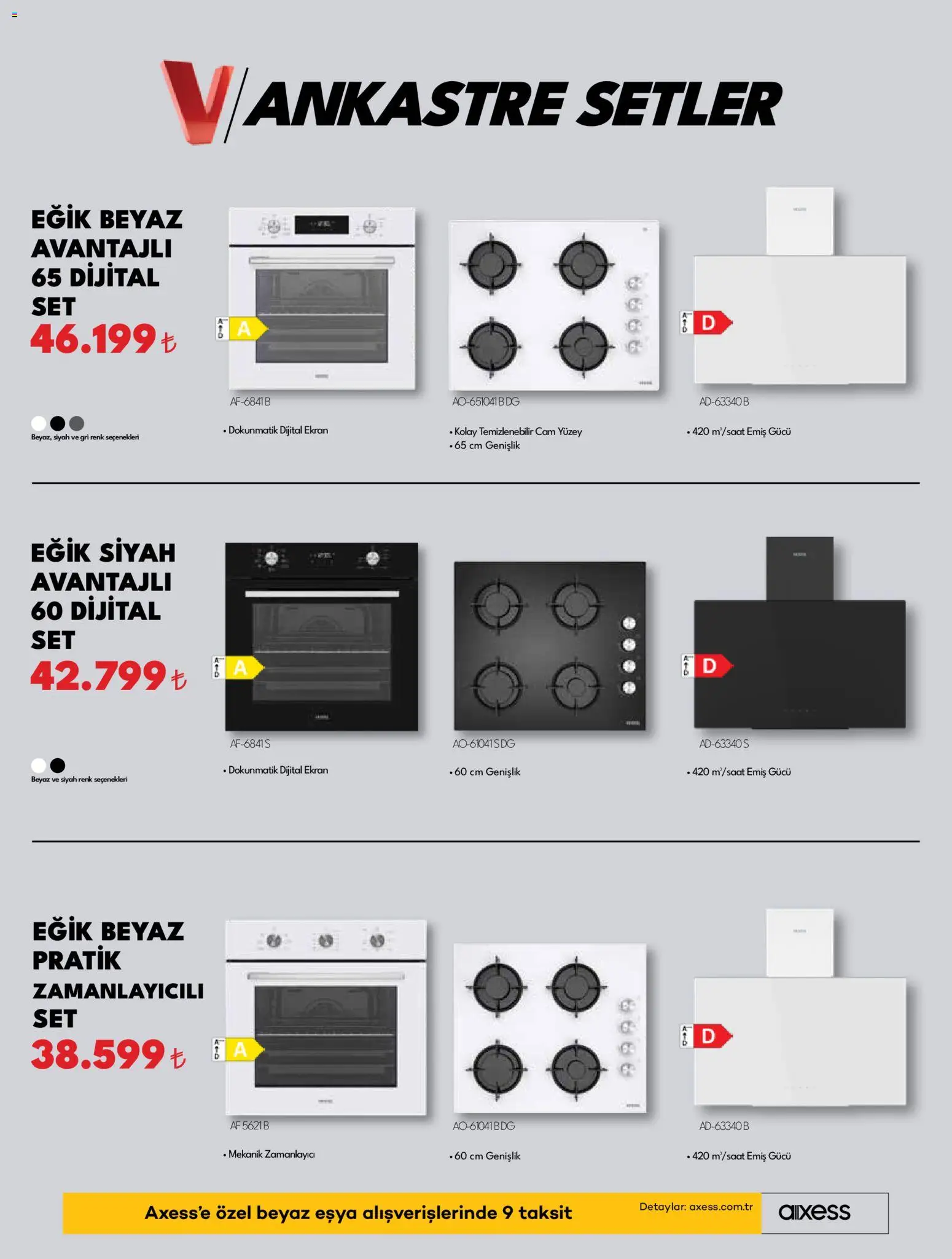Vestel - Ankastre Ürünler - 03.04.2026 tarihinden itibaren geçerlidir | Sayfa: 16