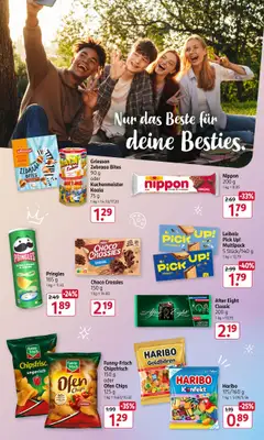Funny-Frisch Chipsfrisch oder Ofen Chips, Chipsfrisch 150 g oder Ofen Chips 125 g - gültig ab dem 01.09.2025 | Seite: 21 | Produkte: Haribo, Schokolade, Paprika, Pringles