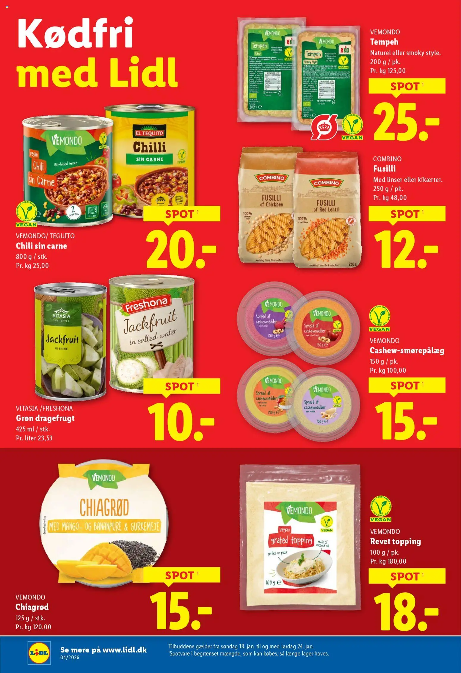 Lidl tilbudsavis – gyldig fra 22.01.2026 | Side: 28 | Produkter: Chilli, Linser, Cashewnødder, Søm