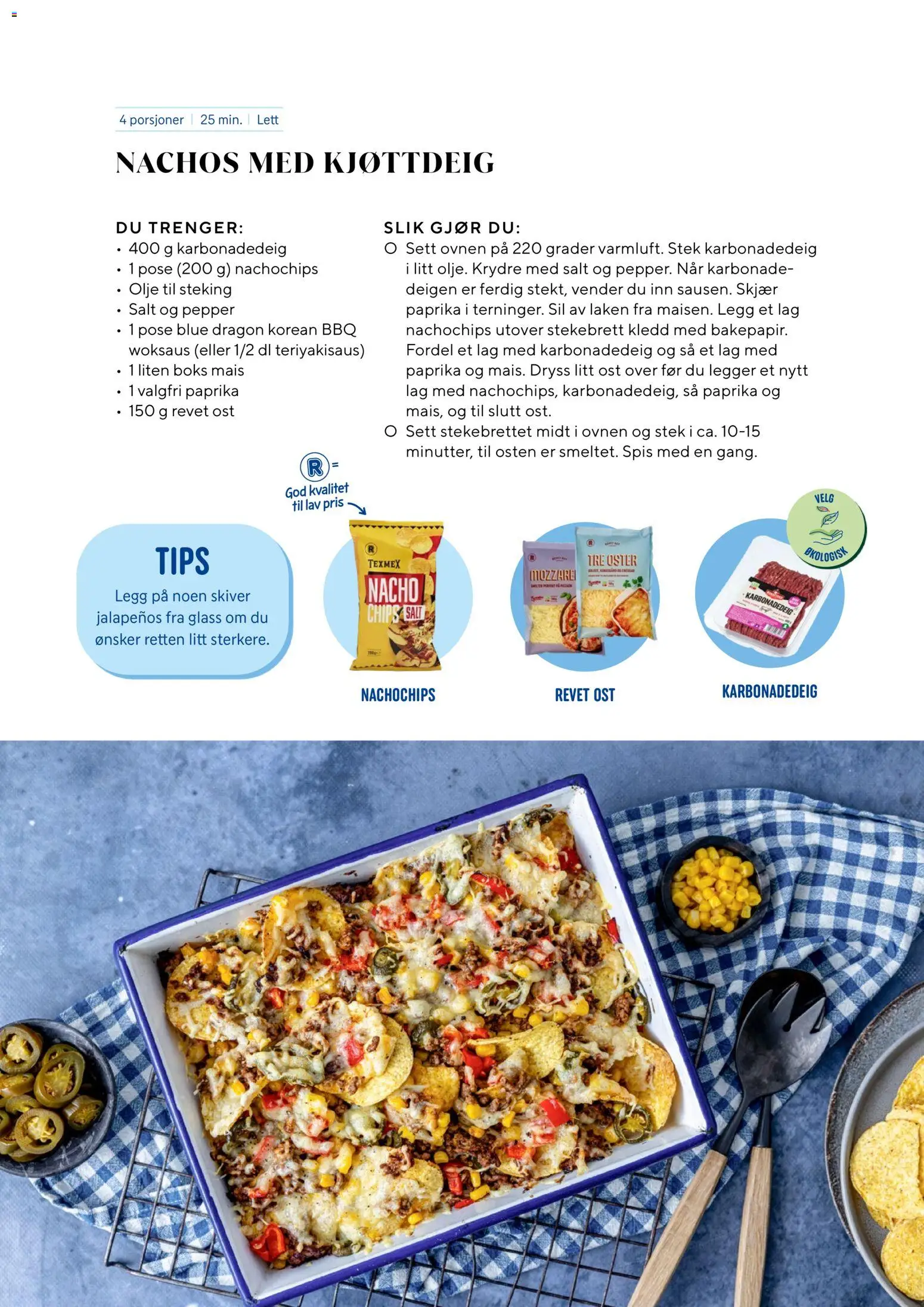 {H1} | Side: 45 | Produkter: Paprika, Nachos, Glass, Boks