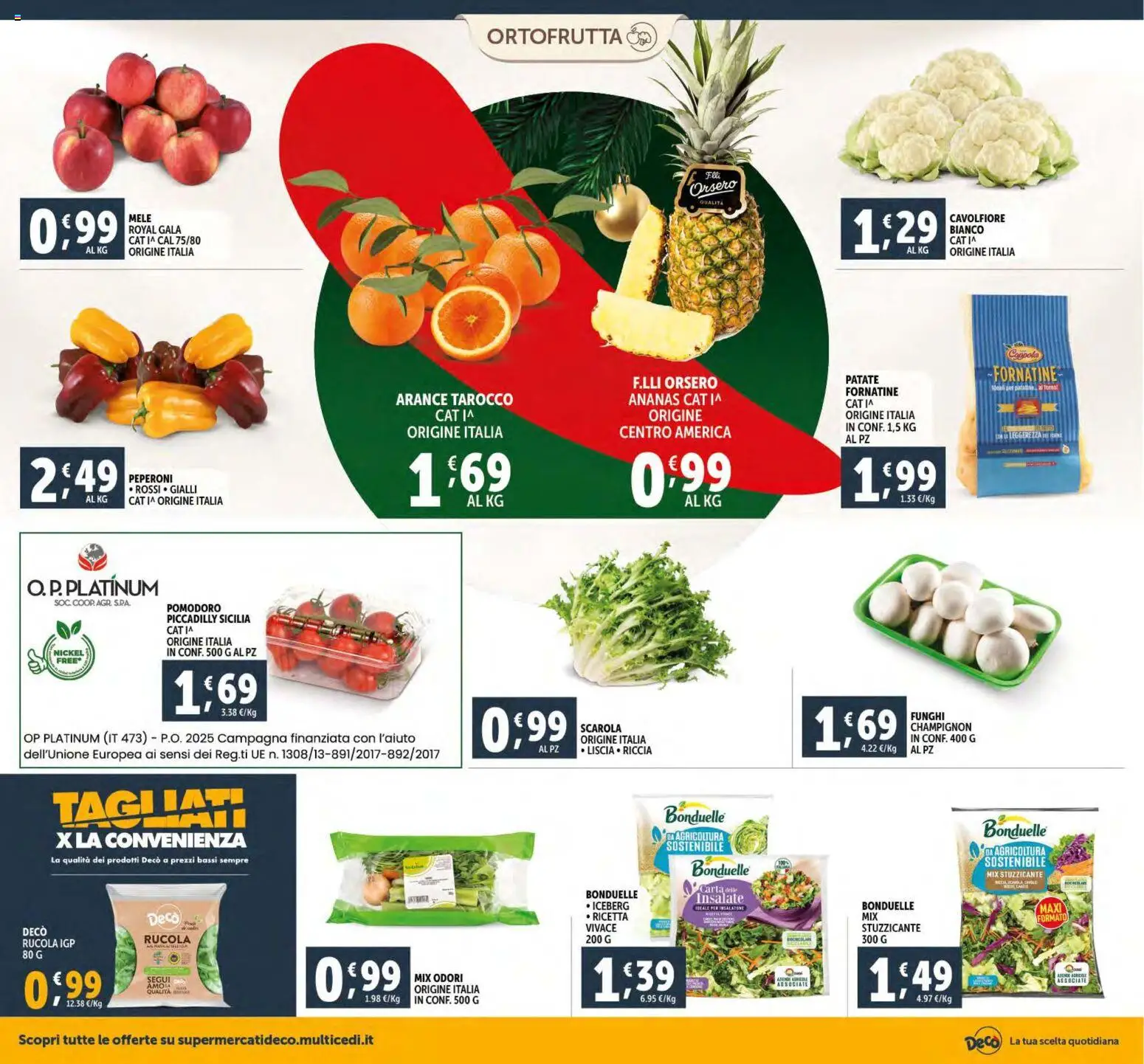 Volantino Decò del 15.12.2025 | Pagina: 14 | Prodotti: Mele, Tè, Ananas, Funghi