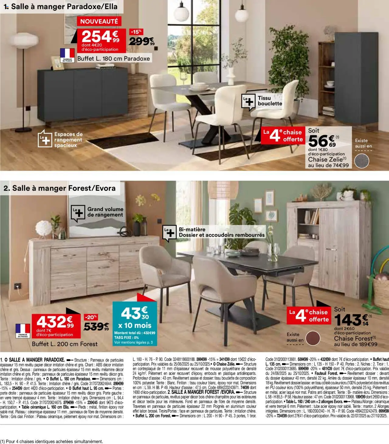 {H1} | Page: 29 | Produits: Plateau, Porte, Chaise, Portes