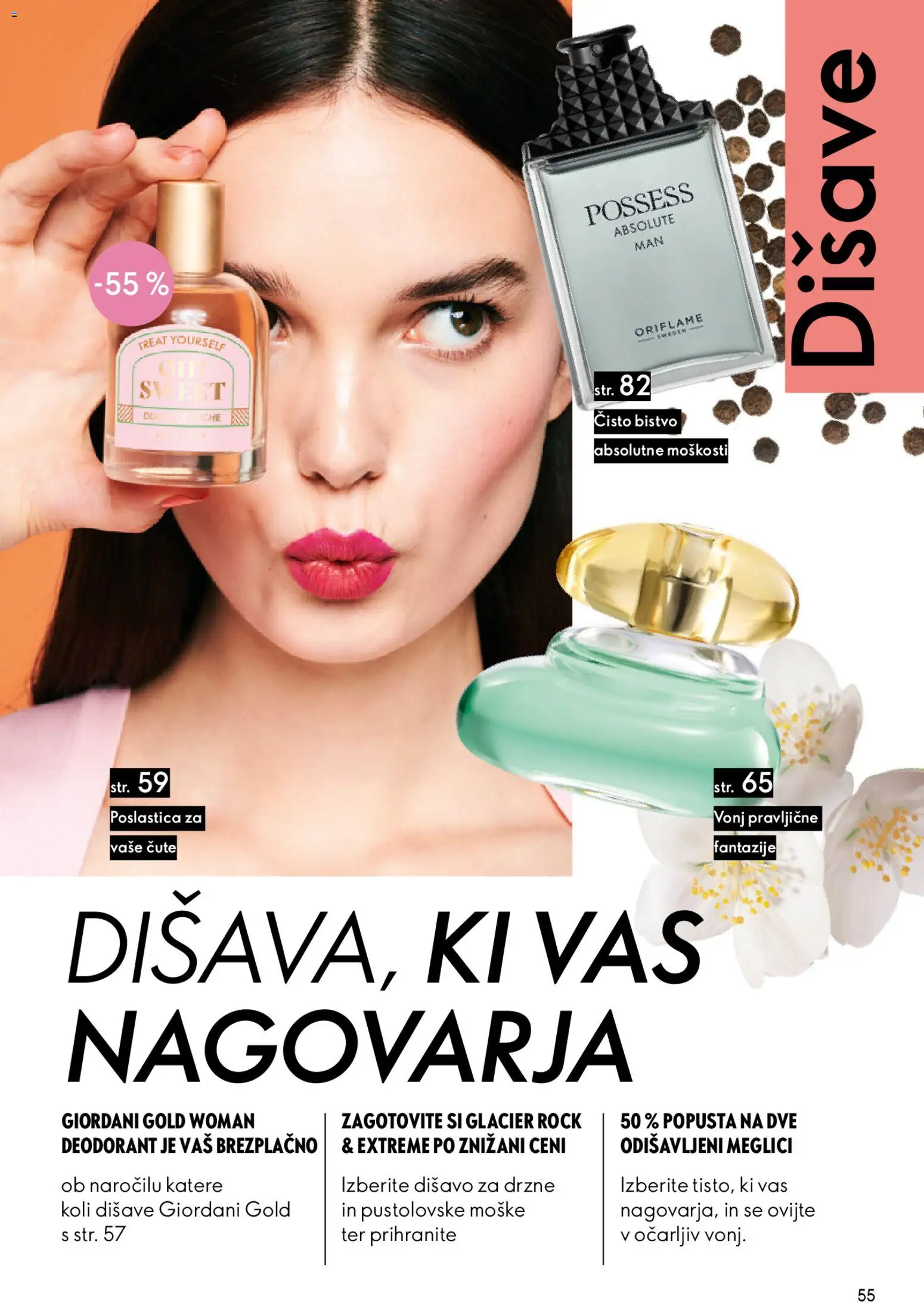 Novi Oriflame katalog ponudbe – veljaven od 31.12.2025 | Stran: 55 | Izdelki: Deodorant