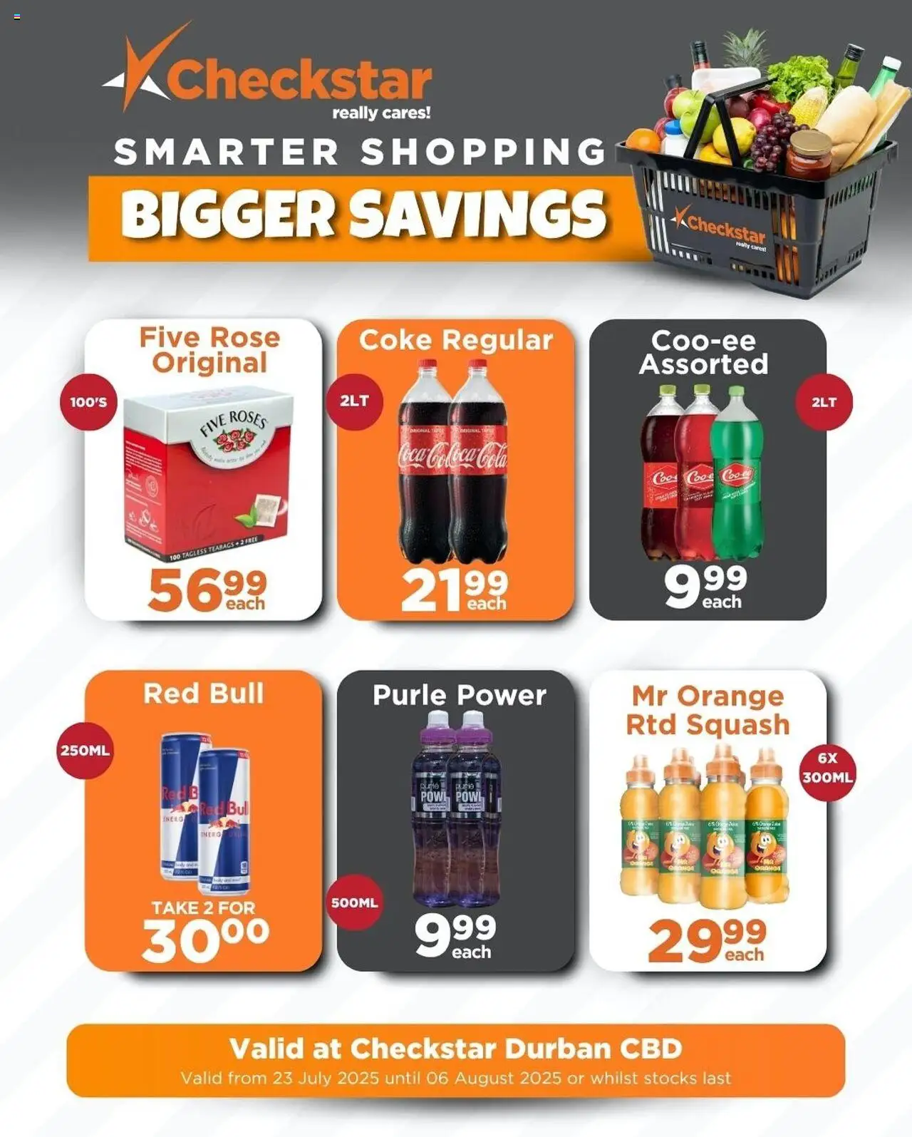 Check Star Durban CBD Specials │ valid from 23.07.2025 | Page: 13 | Products: Squash, Coke