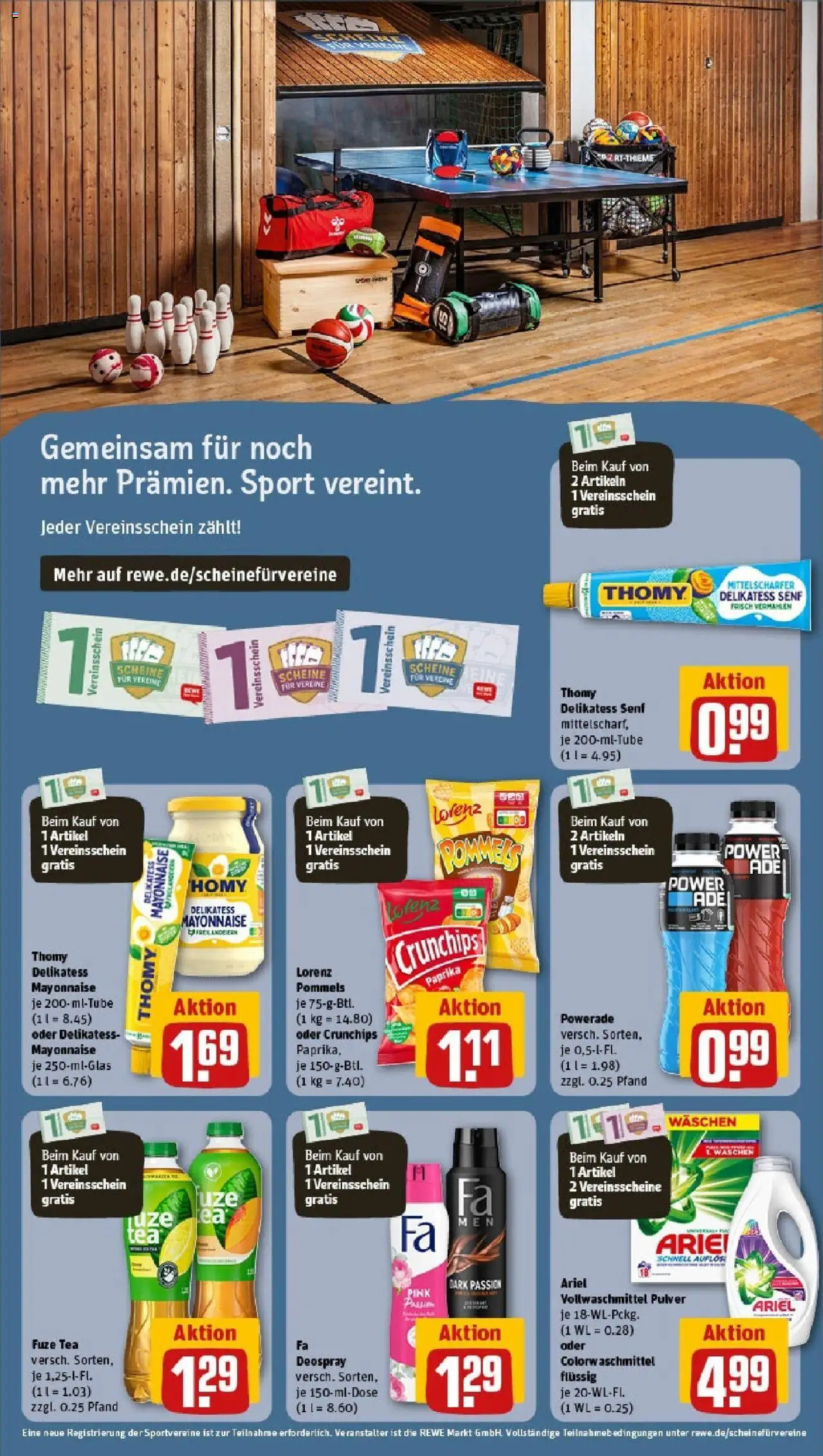 Rewe - Rewe: Wochenangebote - gültig ab dem 18.05.2025 | Seite: 5 | Produkte: Fuze tea, Paprika, Mayonnaise, Deospray