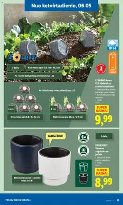 LIDL leidinys - Ne maisto prekių pasiūlymai│galioja nuo 02.06.2025 | Puslapis: 31 | Prekių: Vazonas