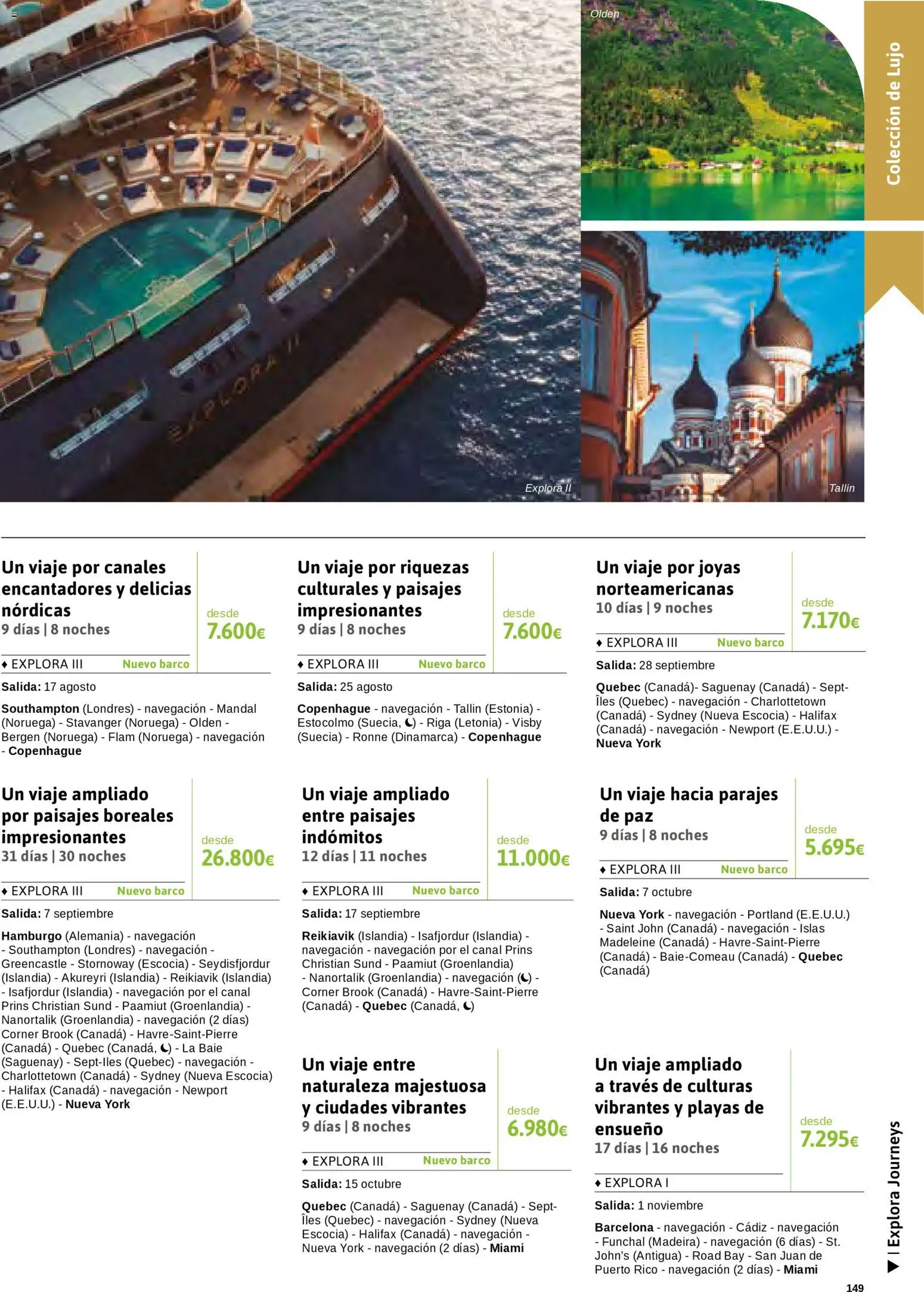 Viajes El Corte Inglés Cruceros marítimos │ válido desde el 01.01.2026 | Página: 150 | Productos: Navegación