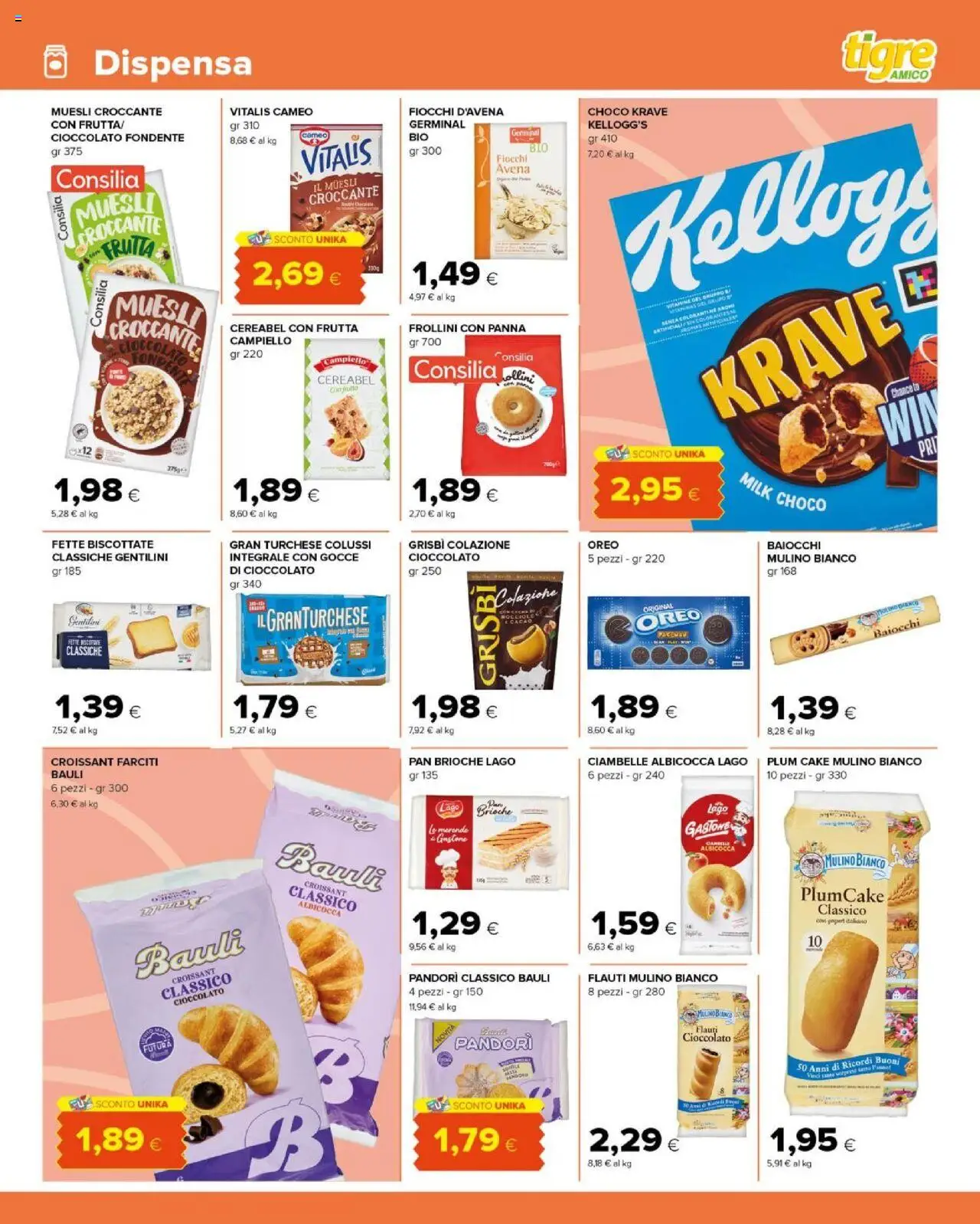 Volantino Tigre del 20.08.2025 | Pagina: 9 | Prodotti: Muesli, Fiocchi, Frutta, Cacao