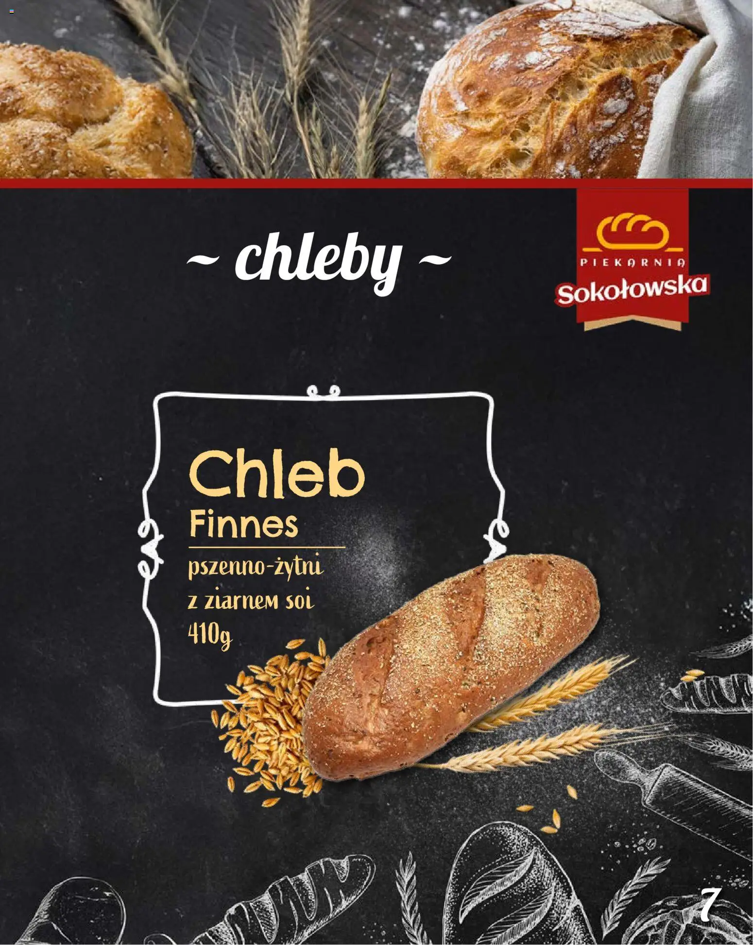 Topaz Gazetka - Piekarnia Sokołowska od 01.02.2026 | Strona: 7 | Produkty: Piekarnia, Chleb, Sól
