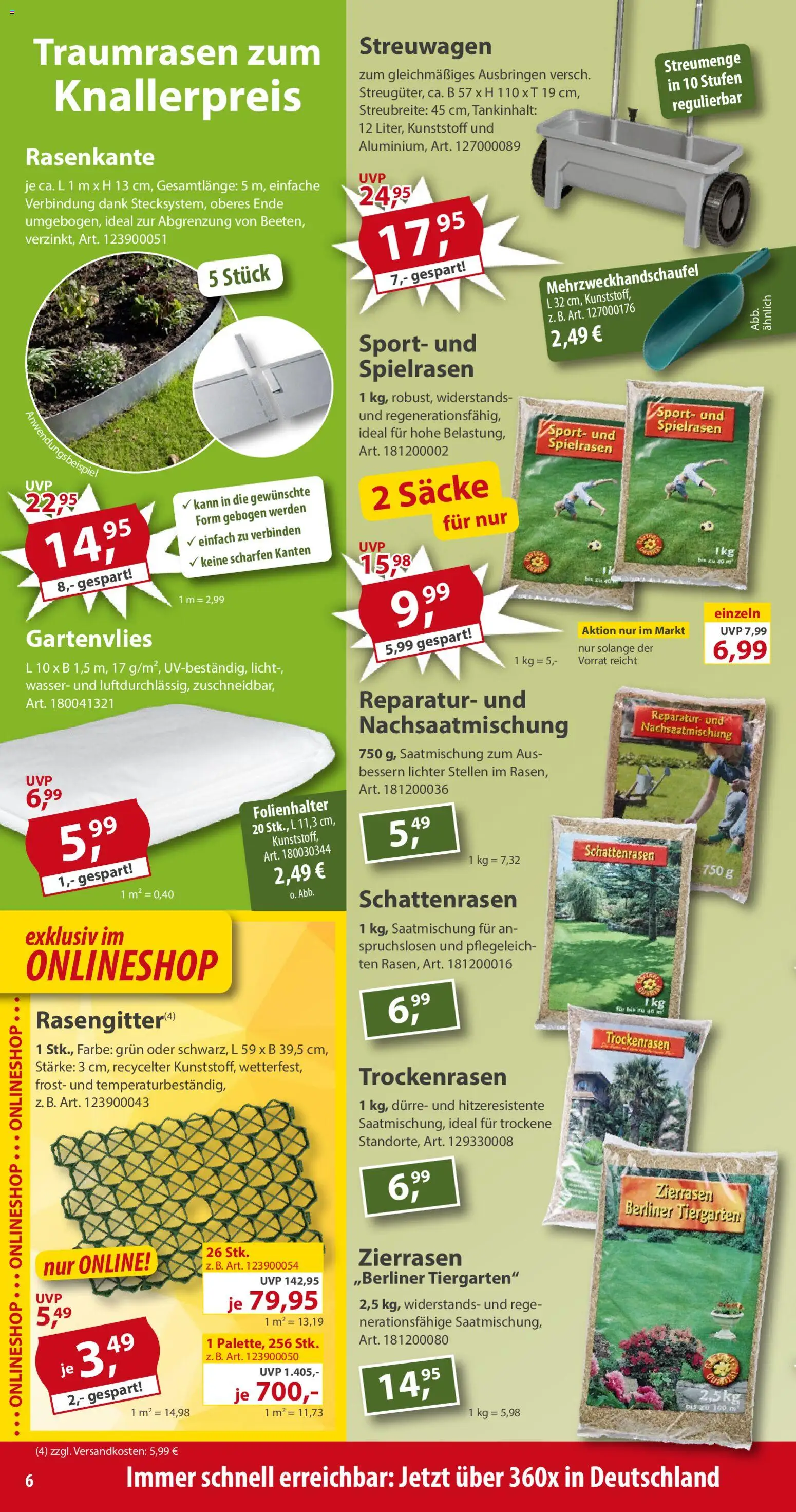 Sonderpreis Baumarkt Prospekt 	 – gültig ab 07.03.2026 | Seite: 6 | Produkte: Berliner, Wasser