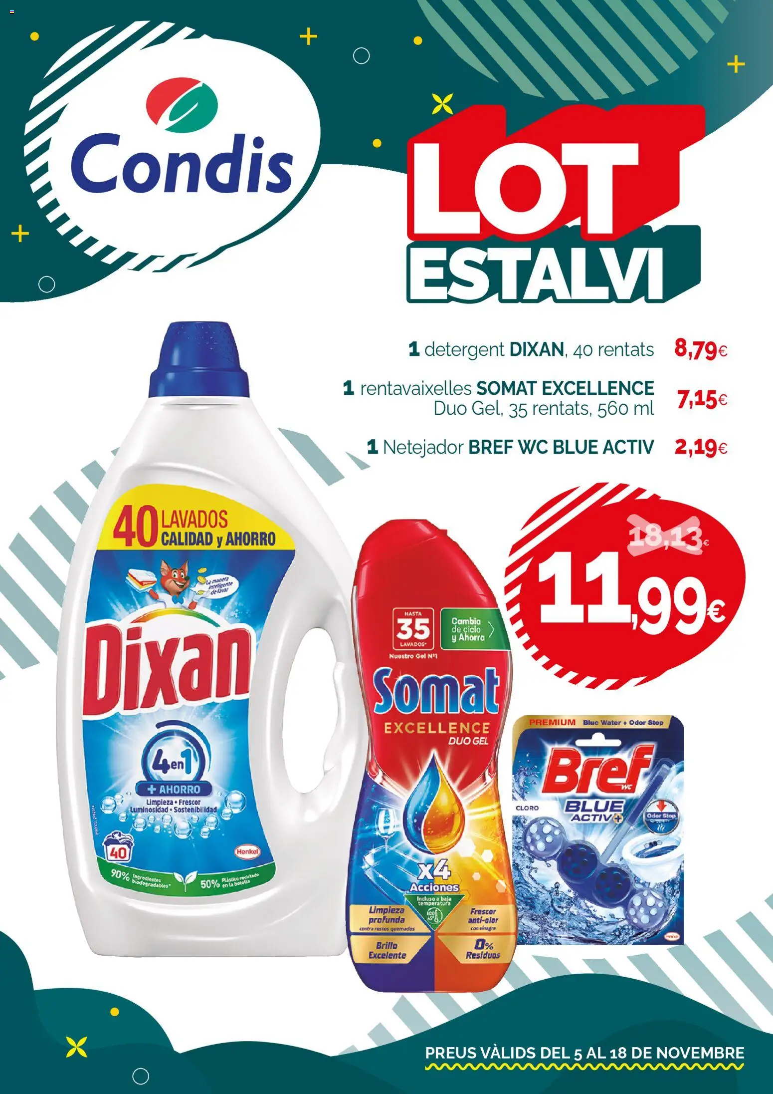 Condis folleto life │ válido desde el 05.11.2025 | Página: 1 | Productos: Κρεμάστρα, Δεξαμενή