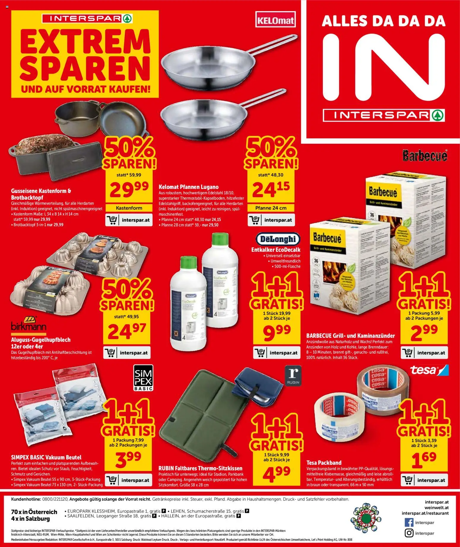 Interspar Flugblatt - Salzburg gültig ab 12.03.2026 | Seite: 20 | Produkte: Grill