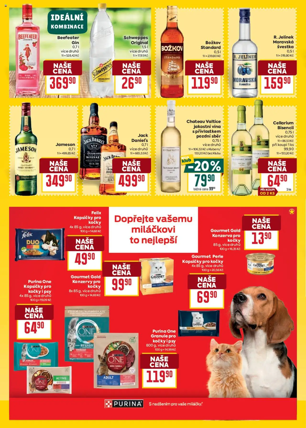 Billa Velký leták od 02.07.2025 | Strana: 24 | Produkty: Gourmet, Kapsičky pro kočky, Beefeater, Jelínek