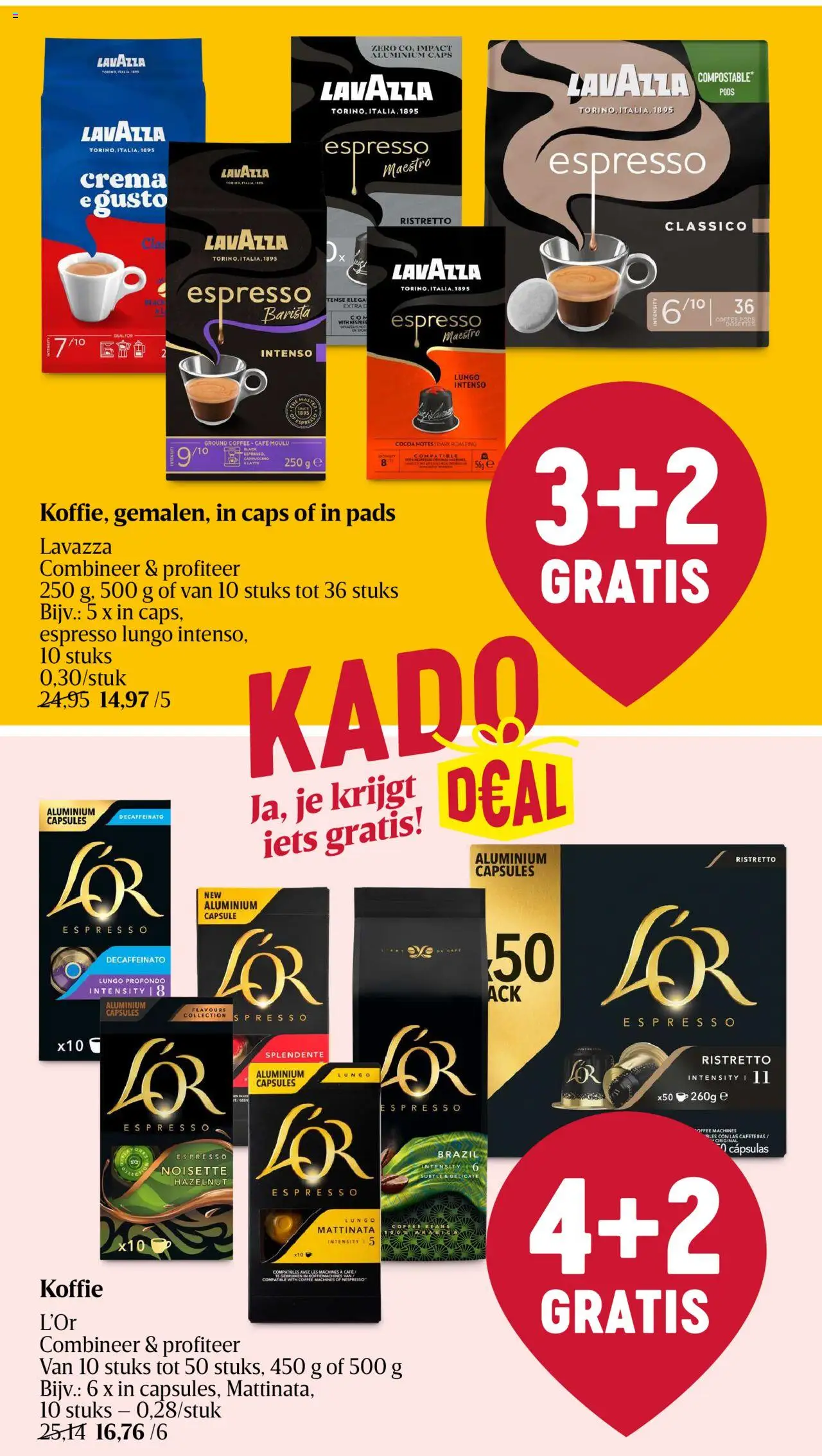  | Pagina: 13 | Producten: Lavazza, Pads, Capsule, Cappuccino