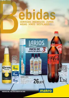 Vista previa Makro - Bebidas Especial Verano Centro válido desde el 04.08.2025