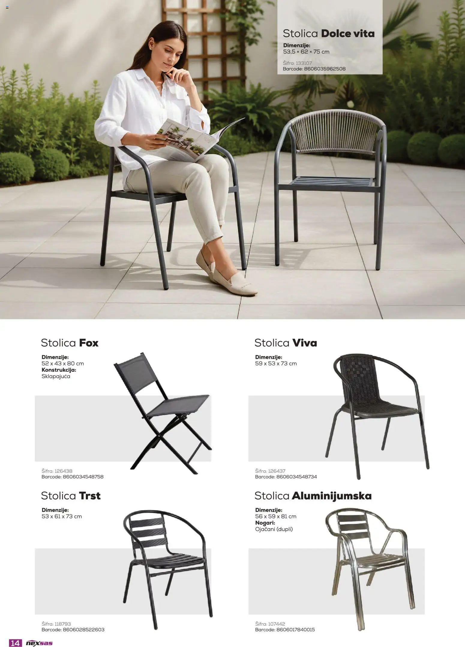 Tri O katalog - važi od 02.02.2026 | Strana: 16 | Proizvode: Stolica