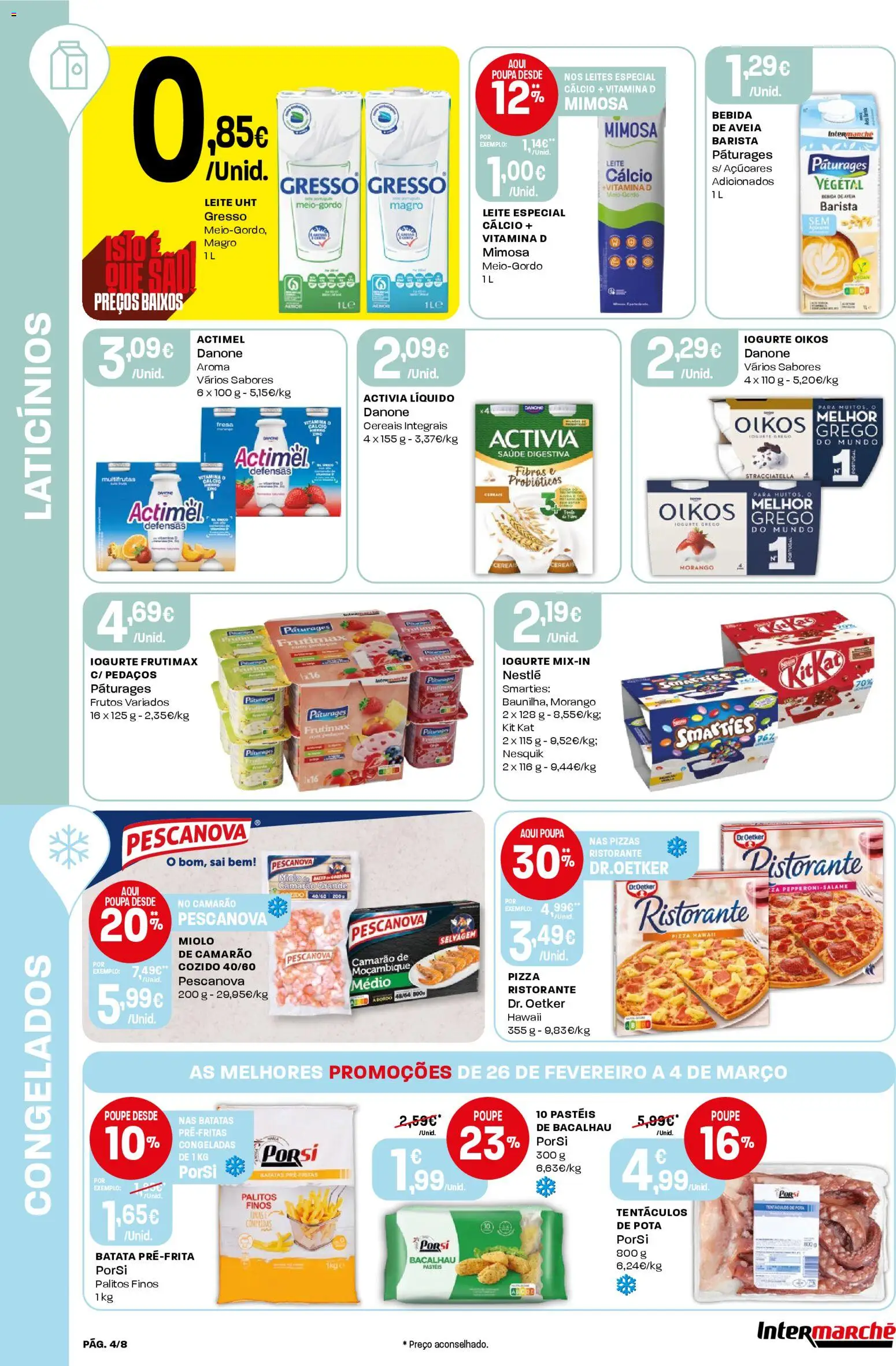 Intermarché Folheto Mini │ válido de 26.02.2026 | Página: 4 | Produtos: Camarão, Nestlé, Vitamina d, Bebida
