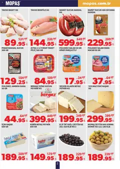 Mopaş Katalog - 19.06.2025 tarihinden itibaren geçerlidir | Sayfa: 2 | Ürünler: Peynir, Salam, Jambon, Sucuk