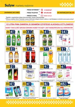 Pogląd oferty "Sużyw Gazetka" - ważna od 23.02.2026 | Strona: 4 | Produkty: Sprite, Domestos, Kiwi, Mydło