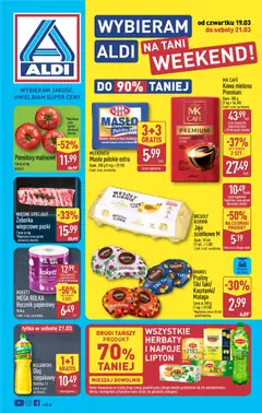 Náhled letáku Aldi Polsko leták - Oferta weekendowa od 19.03.2026