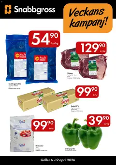 Snabbgross erbjudanden - Förhandsvisning av reklamblad från butik Snabbgross aktuell från 06.04.2026