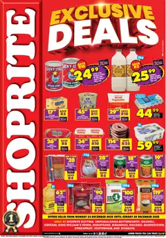 Shoprite specials catalogue – valid from 22.12.2025