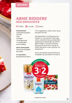 Forhåndsvisning av Joker Eldorado oppskriftshefte gyldig fra 02.03.2026 | Side: 55 | Produkter: Visp, Сменный блок для фильтра, Strandväska, Tape