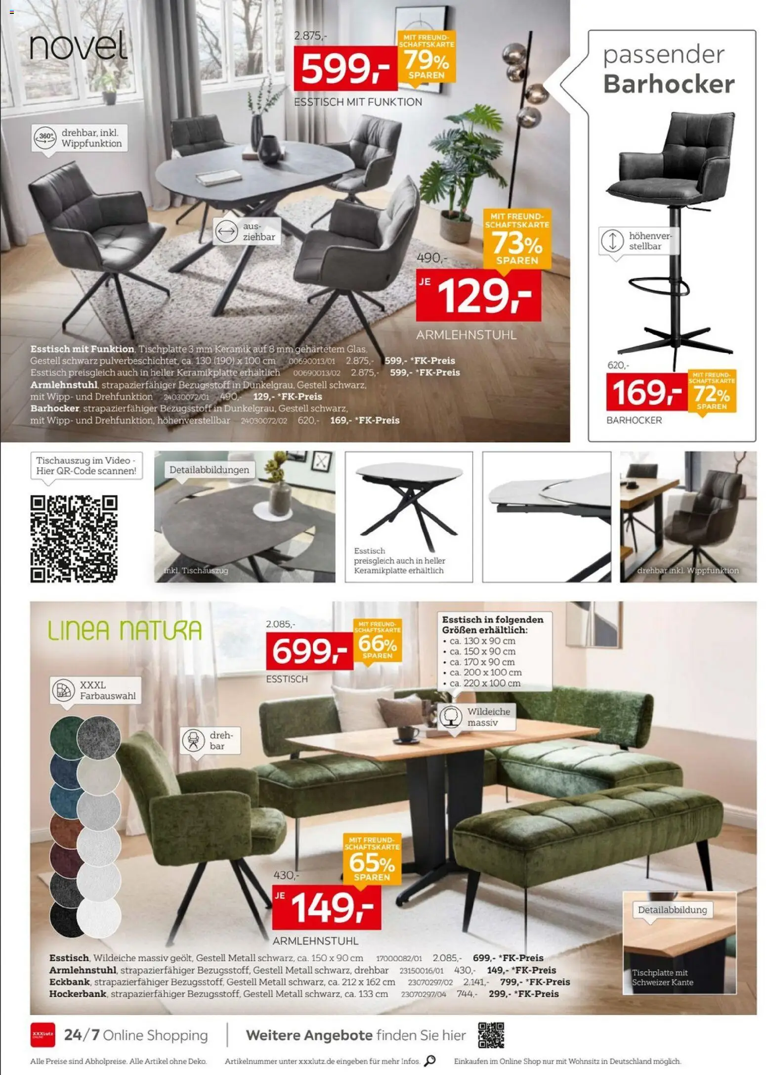XXXL Lutz Prospekt 	 – gültig ab 25.01.2026 | Seite: 10 | Produkte: Esstisch, Barhocker, Video