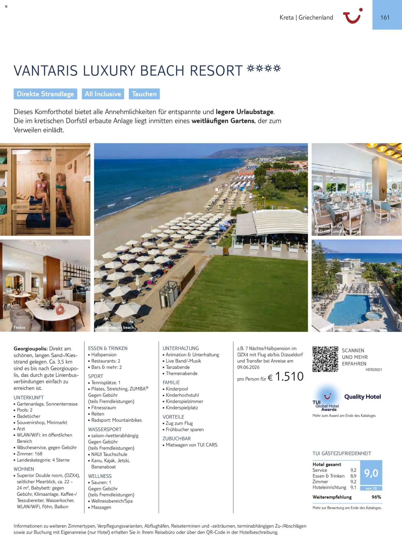 Aida  Südeuropa & Nordafrika 2026/27 – gültig ab 01.01.2026 | Seite: 161 | Produkte: Babybett