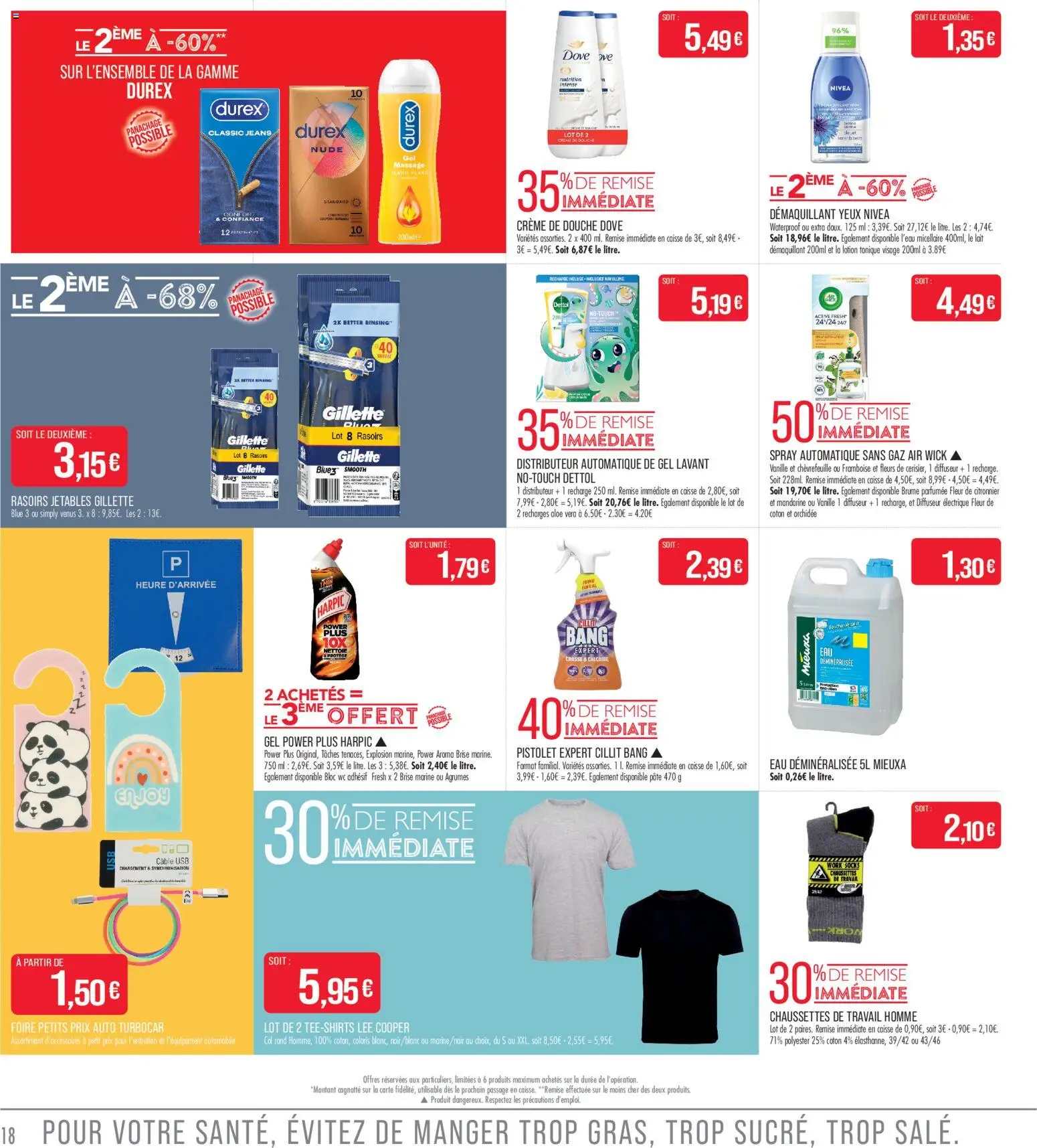 {H1} | Page: 18 | Produits: Câble, Eau déminéralisée, bloc WC, Orchidée