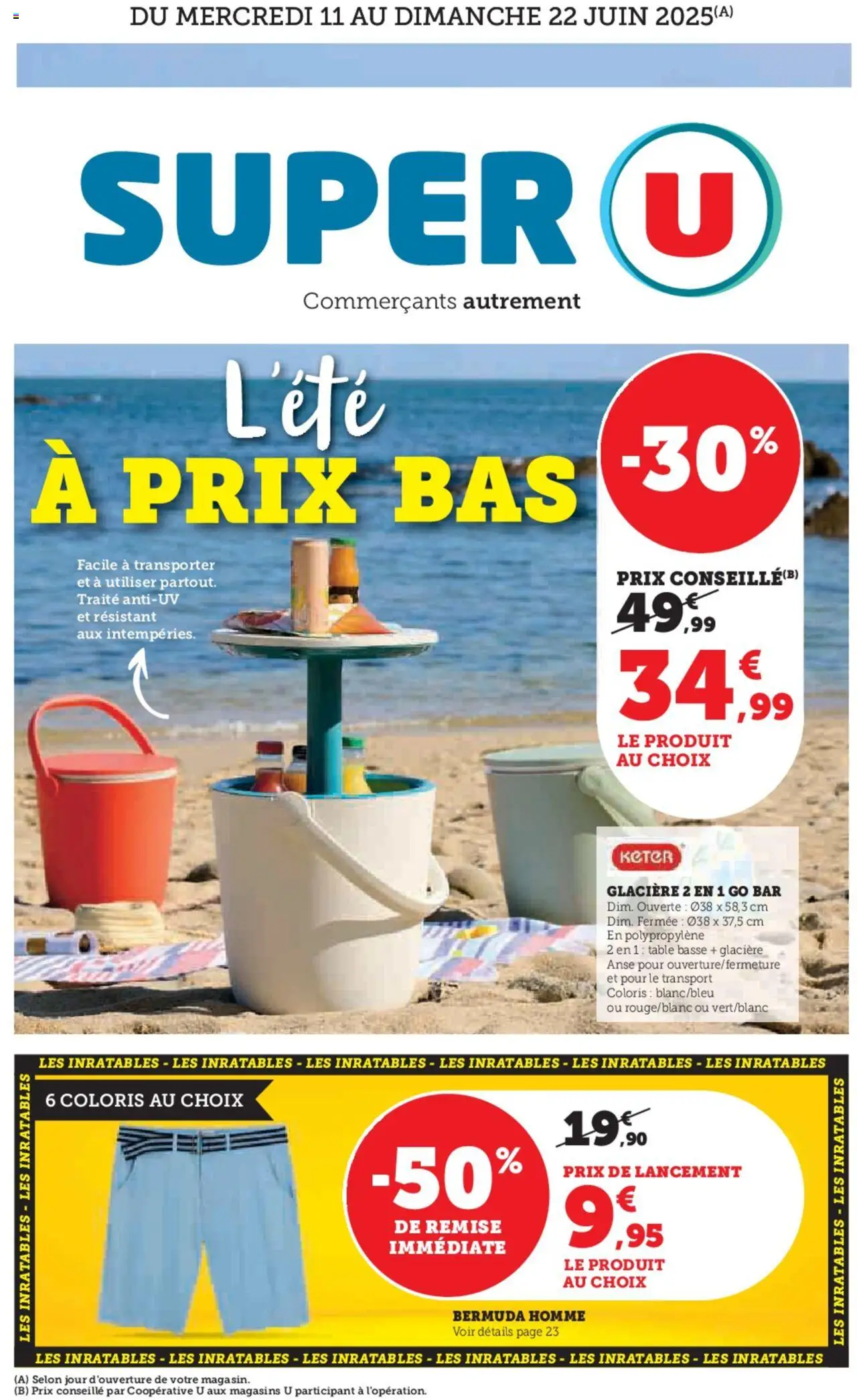  | Page: 1 | Produits: Bermuda, Glacière, Table, Shorts