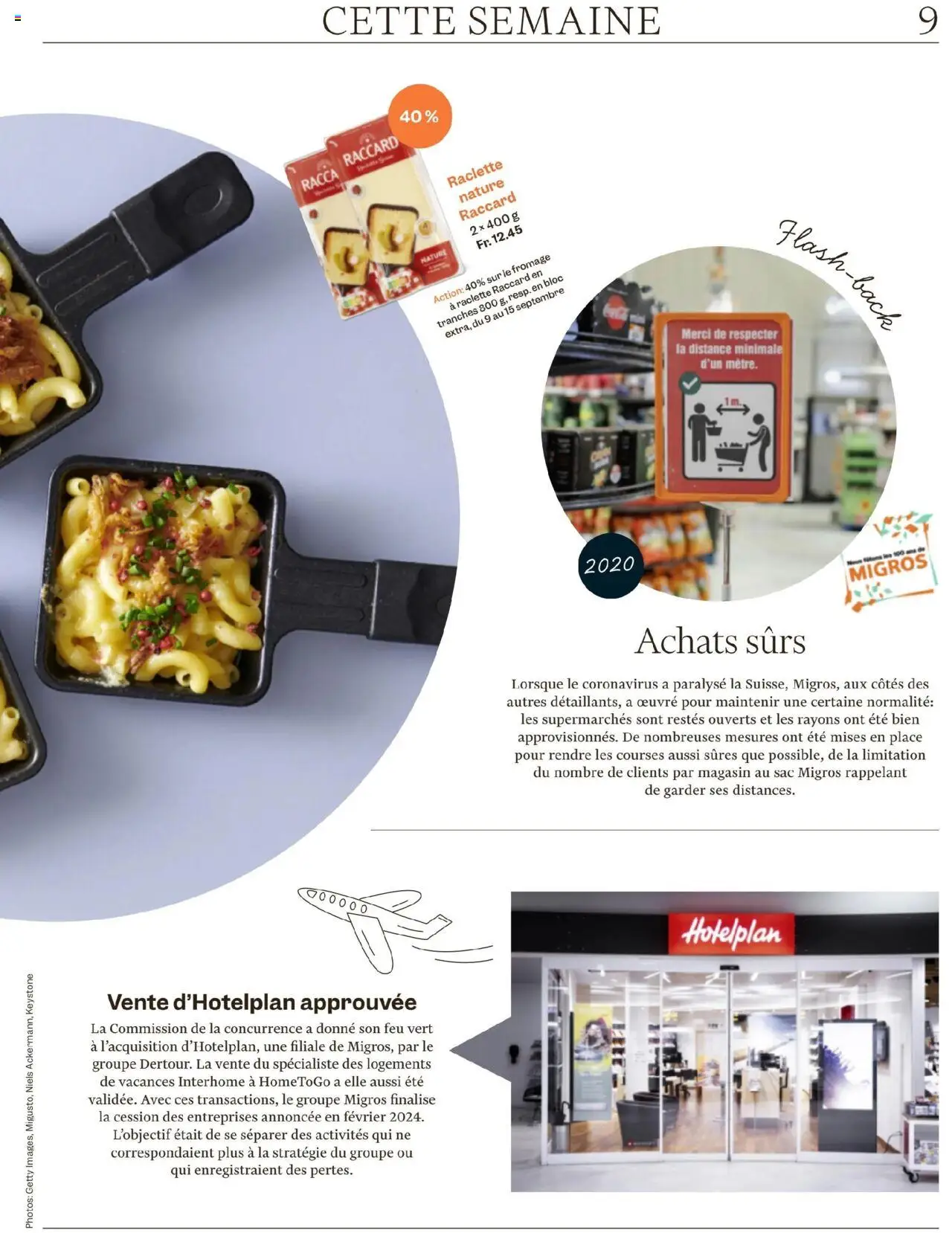 Migros Magazin FR – gültig ab 08.09.2025 | Seite: 9 | Produkte: Raclette