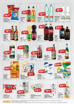 Náhled letáku Coop leták - Východočeský region od 11.03.2026 | Strana: 4 | Produkty: Kuchyňské utěrky, Rýže, Propesko, Gambrinus