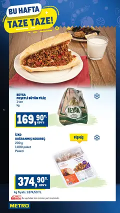 21.01.2026 tarihinden itibaren geçerli olan Metro kataloğu önizlemesi | Sayfa: 4 | Ürünler: Piliç