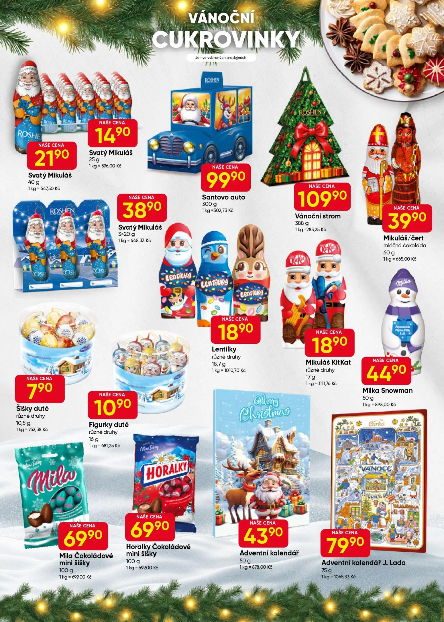 Hruška leták od 03.12.2025 | Strana: 11 | Produkty: Čokoláda, Milka, Horalky, Lentilky