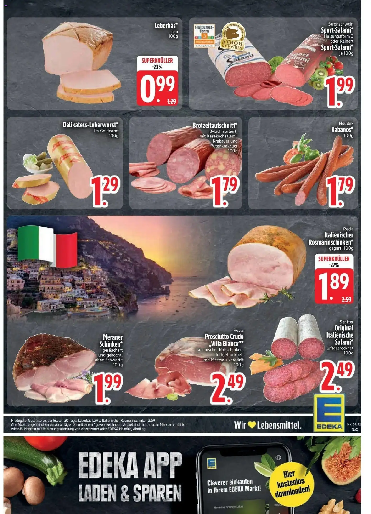Edeka prospekt Zwiesel	 – gültig ab 11.01.2026 | Seite: 17 | Produkte: Salami