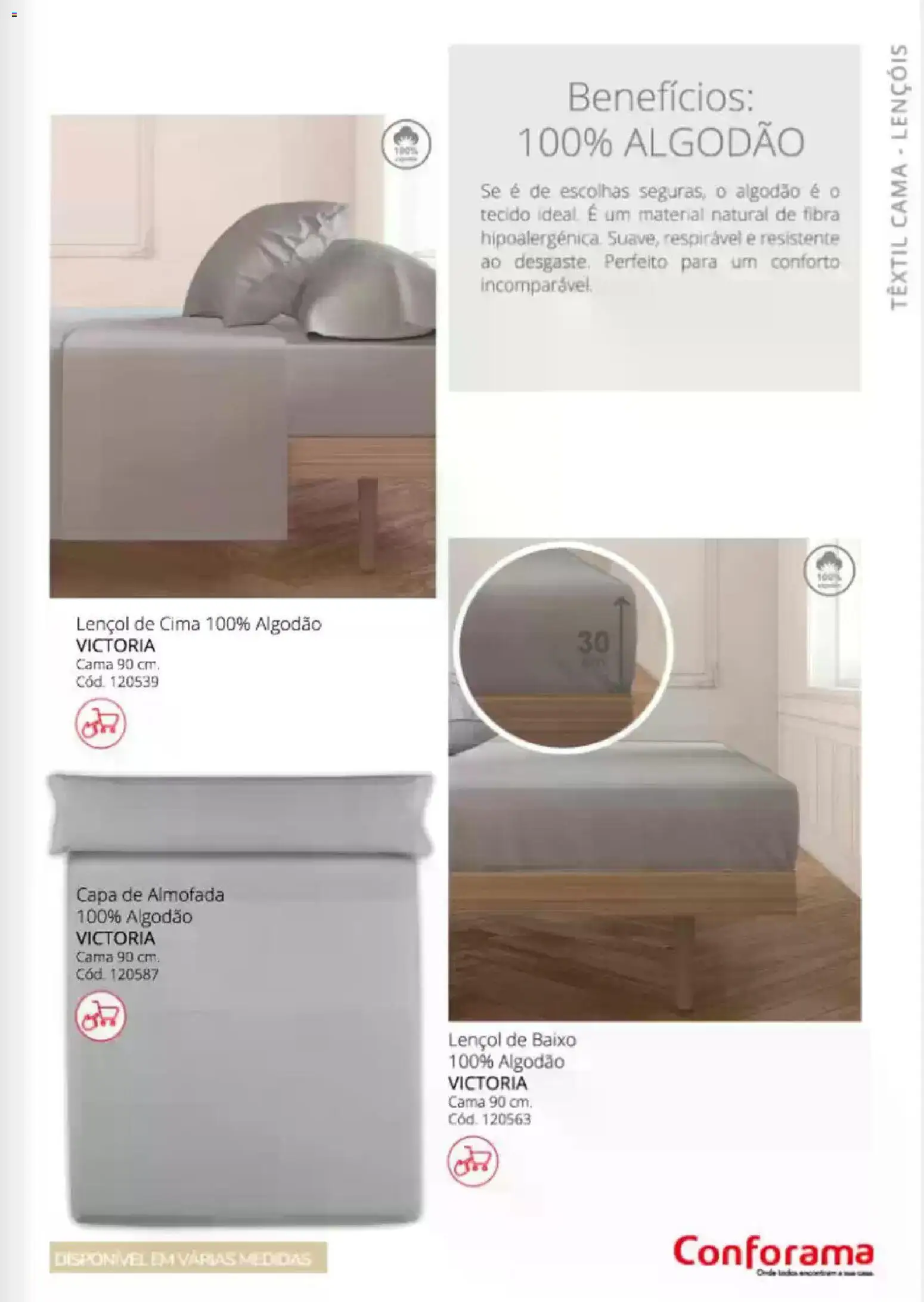Conforama Camitis │ válido de 05.02.2026 | Página: 21 | Produtos: Lençóis, Algodão, Cama, Lençol