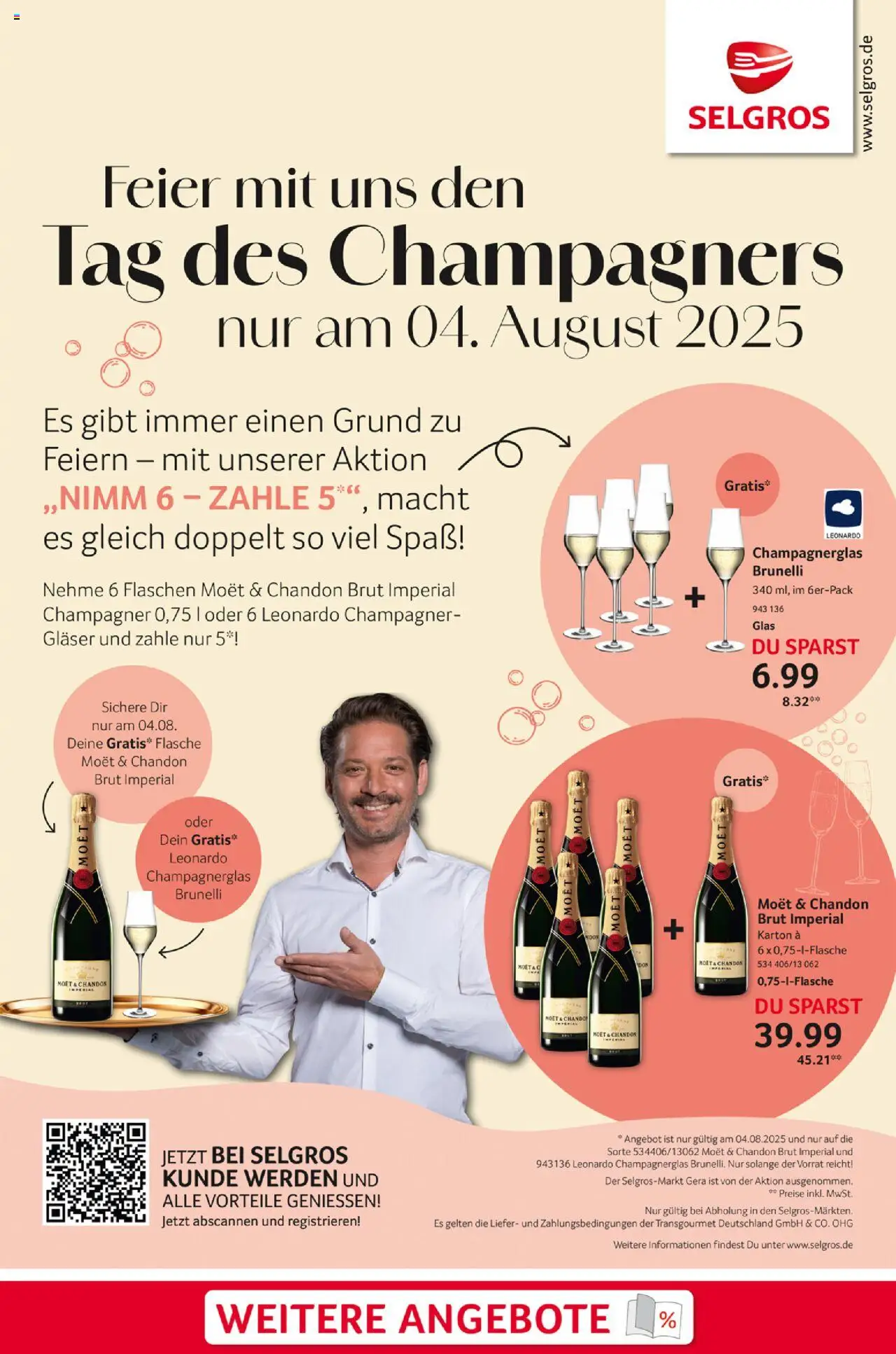 Selgros  Tag des Champagners - gültig ab dem 04.08.2025 | Seite: 1