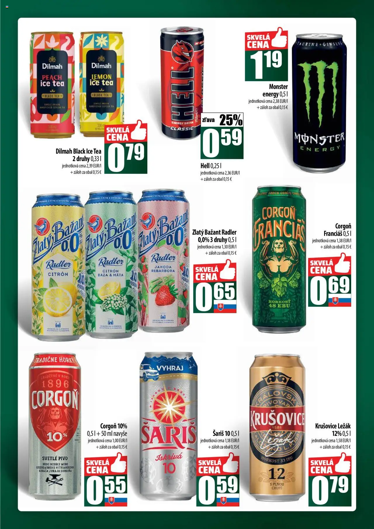 COOP Jednota široká ponuka │ platný od 31.07.2025 | Strana: 47 | Produkty: Pivo, Krušovice, Zlatý Bažant, Šariš