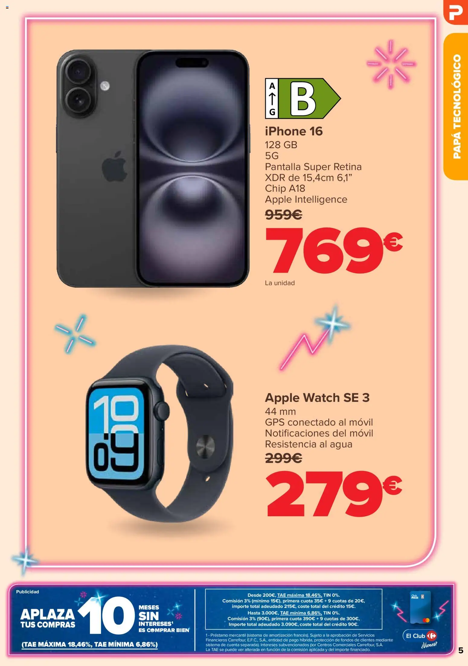 Carrefour folleto Dia del Padre │ válido desde el 04.03.2026 | Página: 5 | Productos: Apple, Iphone