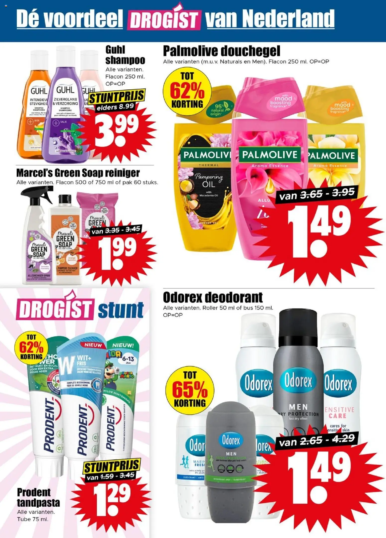 {H1} | Pagina: 28 | Producten: Tandpasta, Munt, Bier, Shampoo