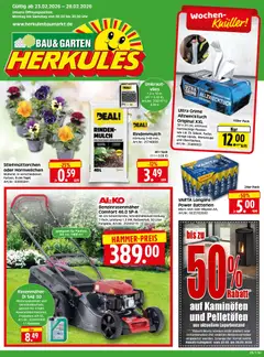 HERKULES Bau & Garten ab 23.02.2026 gültig