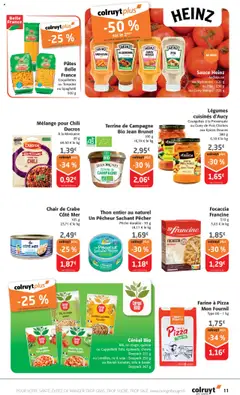 | Page: 11 | Produits: Farine, Pele, Pois, Coquillettes