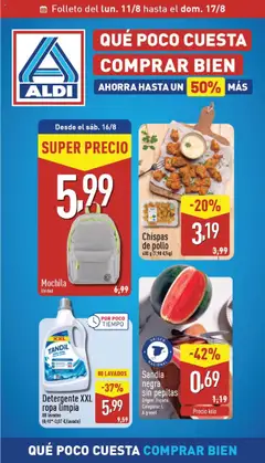 Vista previa Aldi folleto Península válido desde el 11.08.2025