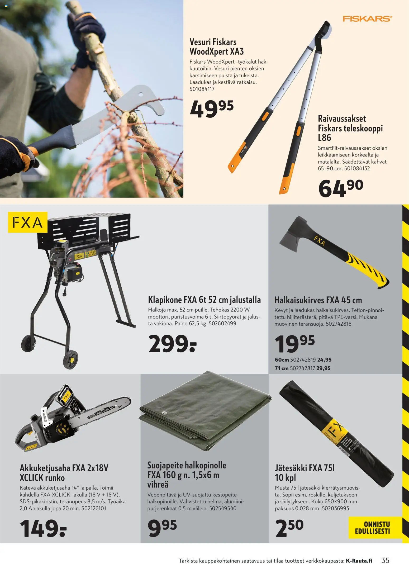 K-Rauta tarjoukset – voimassa 04.03.2026 alkaen | Sivu: 35
