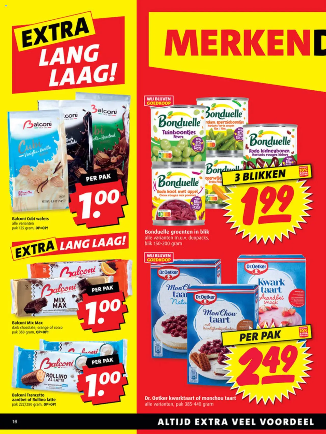  | Pagina: 16 | Producten: Taart, Kwark, Groenten, Aardbei