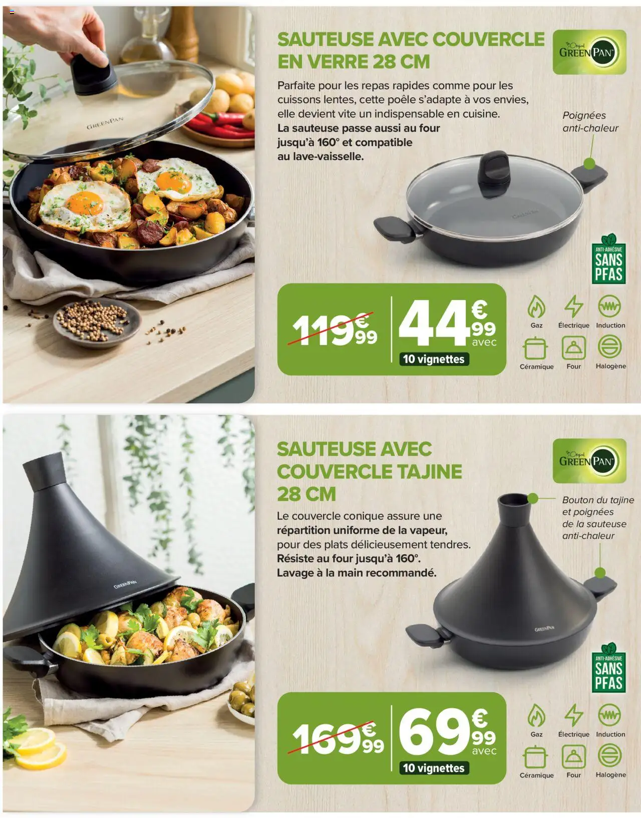 {H1} | Page: 6 | Produits: Four, Poêle, Tajine, Poignées