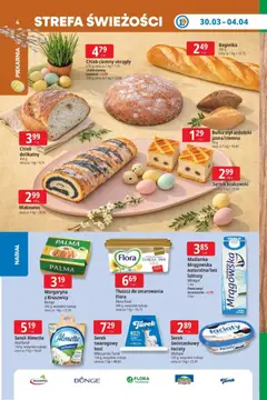 Pogląd oferty "E.Leclerc gazetka" - ważna od 30.03.2026 | Strona: 4 | Produkty: Maślanka, Serek, Bułka, Chleb