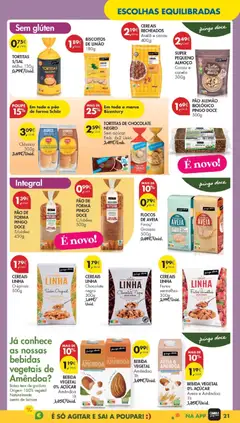 Pré-visualização FLOCOS DE AVEIA Finos/ Grossos, Flocos de aveia Finos/ Grossos 500g válido de 17.02.2026 | Página: 21 | Produtos: Chocolate, Arroz, Biscoitos, Bebida