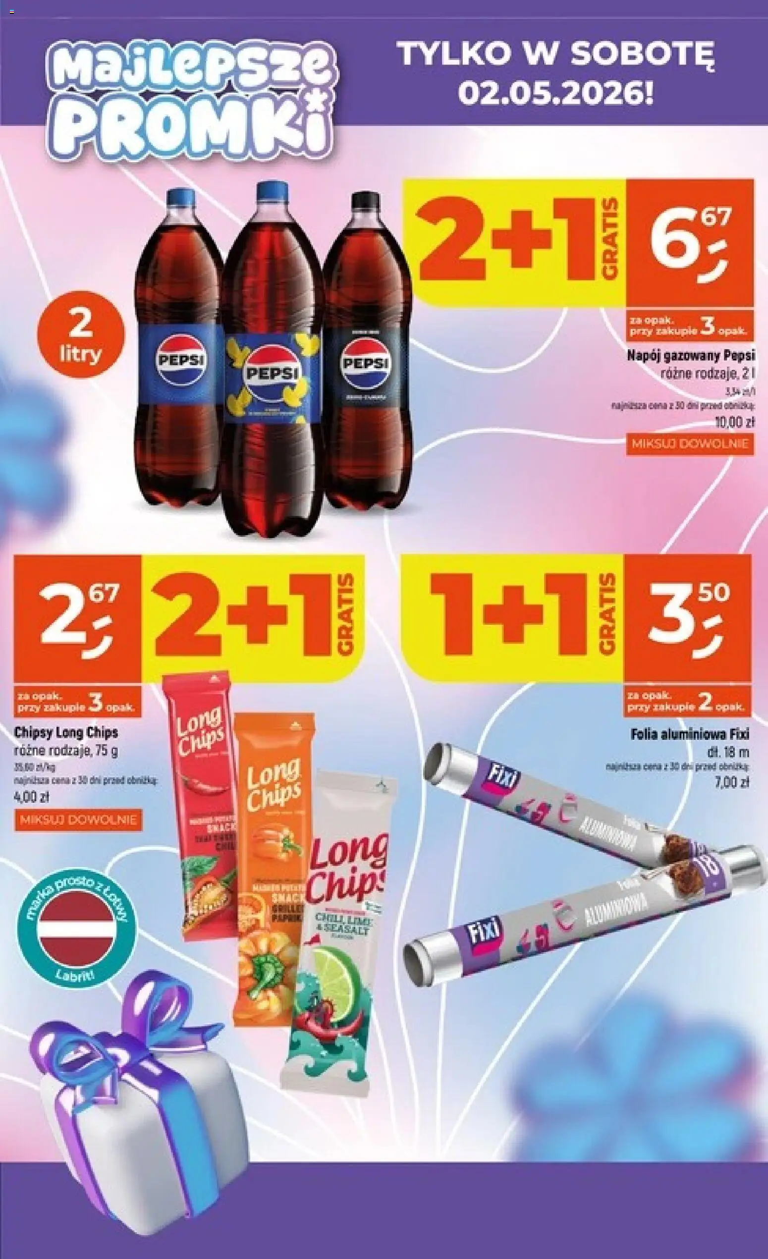 Dealz gazetka od 30.04.2026 | Strona: 3 | Produkty: Chipsy, Pepsi
